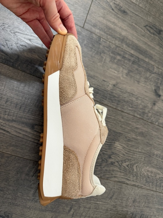 Sam Edelman Langley3 Beige/Tan Mash Suede Sneakers 8.5 M - Picture 6 of 12